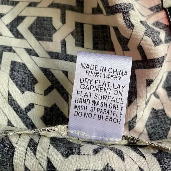 Anthropologie THML Celtic Print Cutout Back Tank Size S - Picture 9 of 11